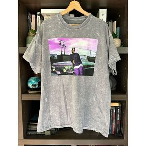 🐿️ NWOT Ice Cube Mineral Wash Grey Short Sleeve Graphic Tee Unisex XL